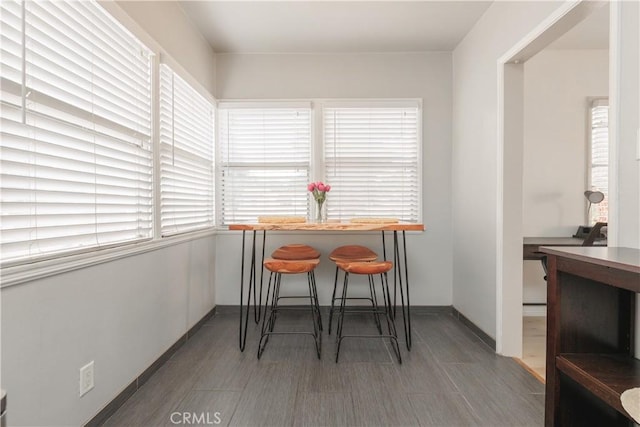 view of dining room