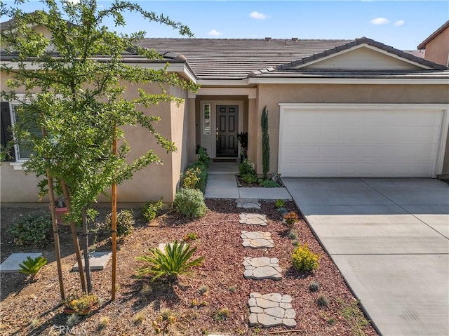 ranch-style house with a garage