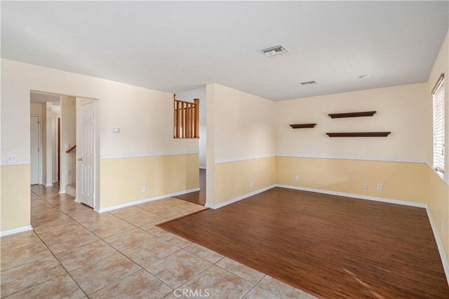 view of tiled empty room