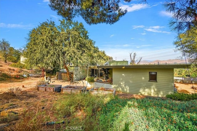 view of rear view of property