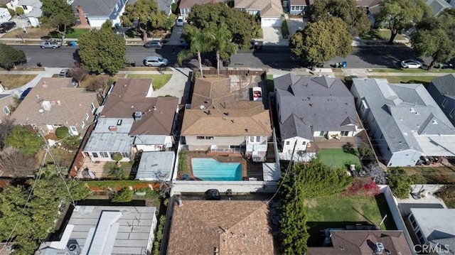 drone / aerial view featuring a residential view