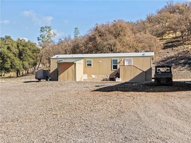 view of outdoor structure