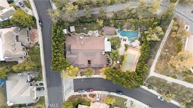 6011 Paseo La Vis, Woodland Hills, CA 91367 - aerial view with a residential view