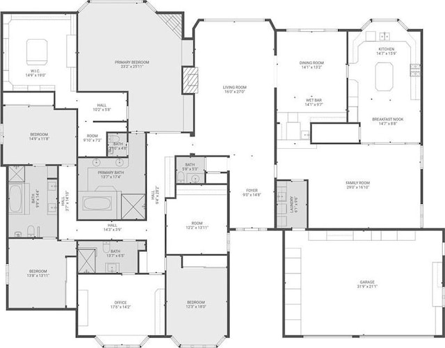 6011 Paseo La Vis, Woodland Hills, CA 91367 - view of layout