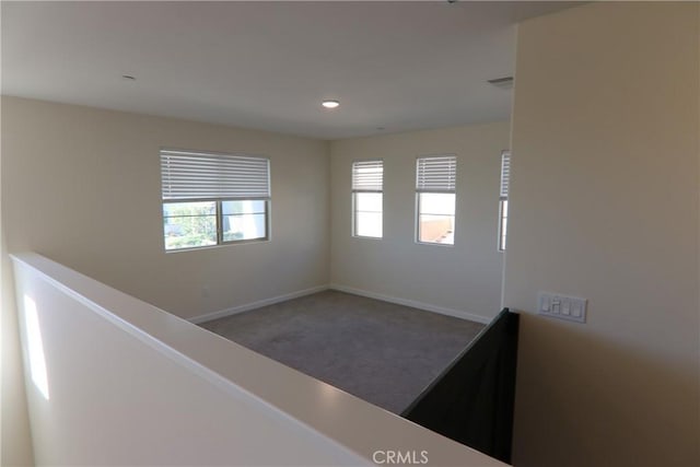 interior space with carpet floors