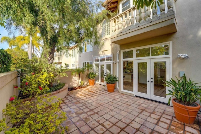 view of patio / terrace with french doors