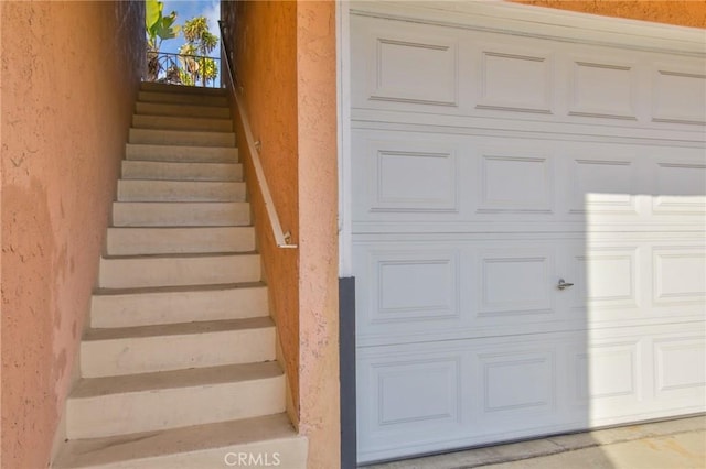 view of stairway