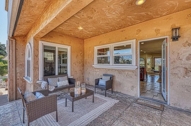 view of patio / terrace with outdoor lounge area