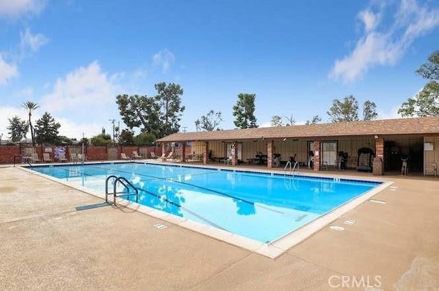 29460 Thornhill, Menifee, CA 92586 - pool with fence and a patio