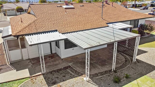 29460 Thornhill, Menifee, CA 92586 - exterior space with a patio area and metal roof