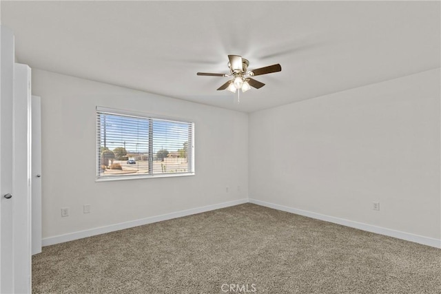 29460 Thornhill, Menifee, CA 92586 - unfurnished room with carpet flooring, baseboards, and a ceiling fan
