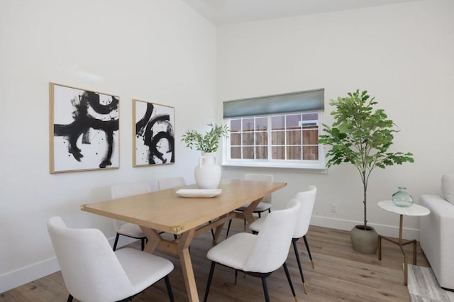 dining room featuring hardwood / wood-style floors