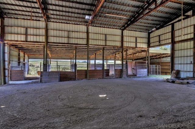 view of stable