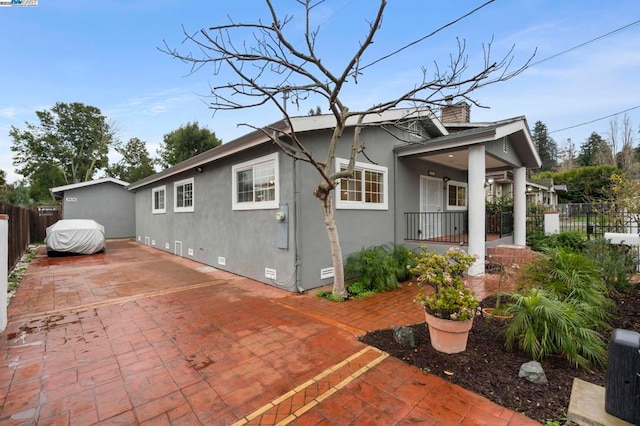 exterior space featuring a patio area