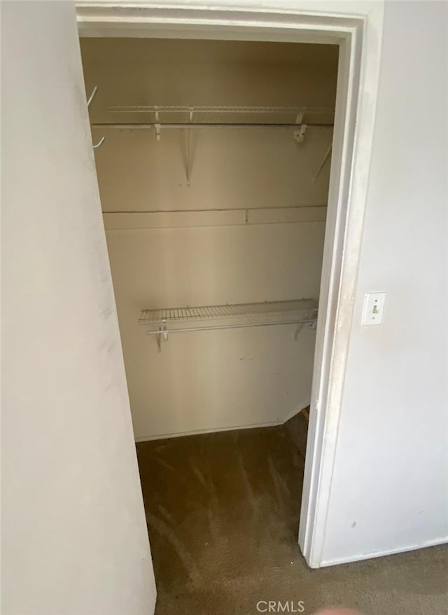 view of closet