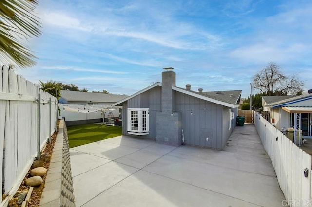 exterior space featuring a patio and french doors