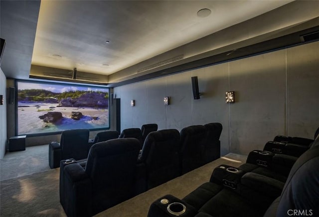 view of home theater room