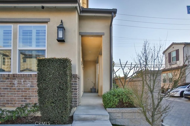 view of property entrance