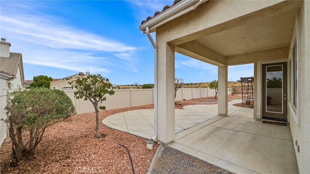 view of patio