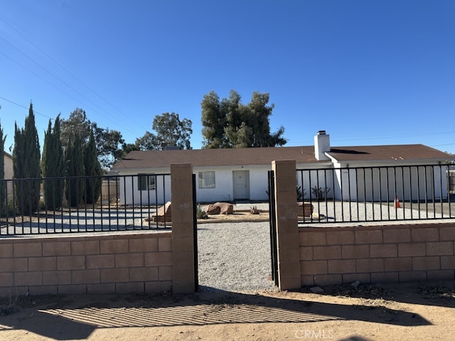 view of rear view of property