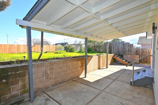 view of patio / terrace