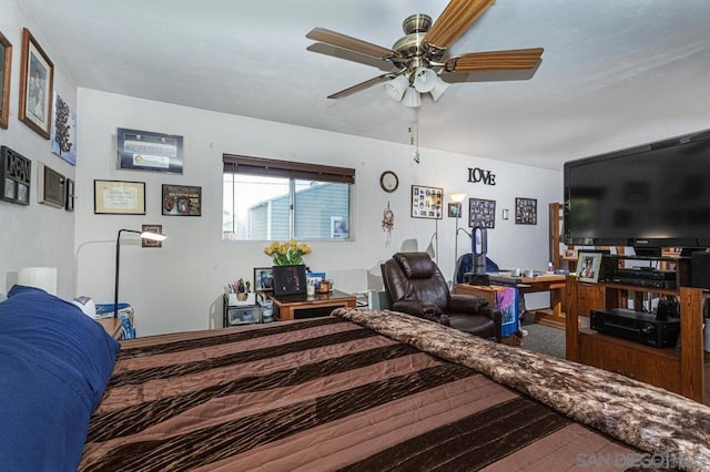 bedroom featuring hardwood / wood-style flooring