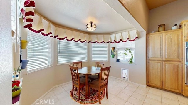 view of dining area