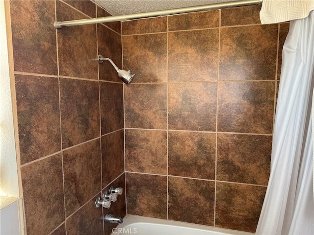 details with shower / bath combo