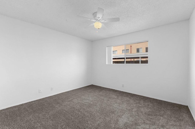 233 N Inez St, Hemet, CA 92543 - empty room featuring carpet flooring, a ceiling fan, and a textured ceiling