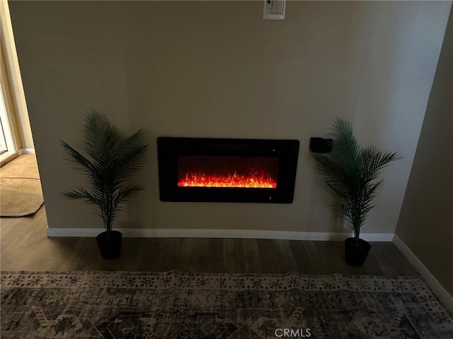 room details with hardwood / wood-style flooring