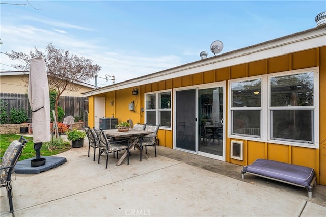 view of patio / terrace featuring cooling unit