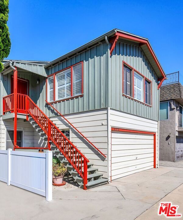 view of home's exterior with a garage