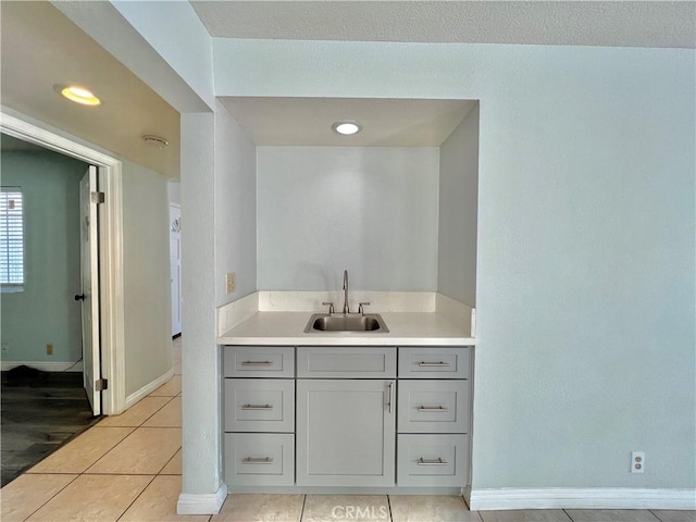 bathroom featuring vanity and tile patterned floors