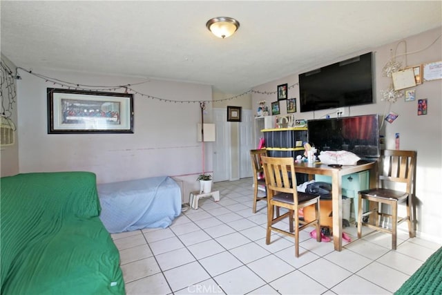 view of tiled bedroom