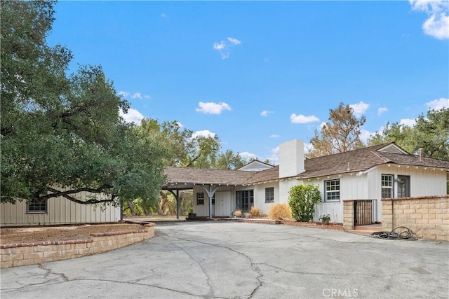 view of ranch-style house