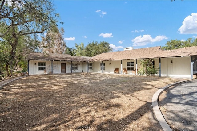 view of ranch-style house