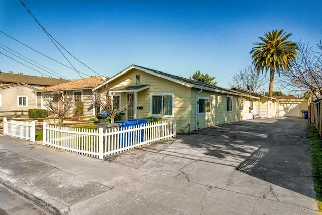 view of ranch-style home