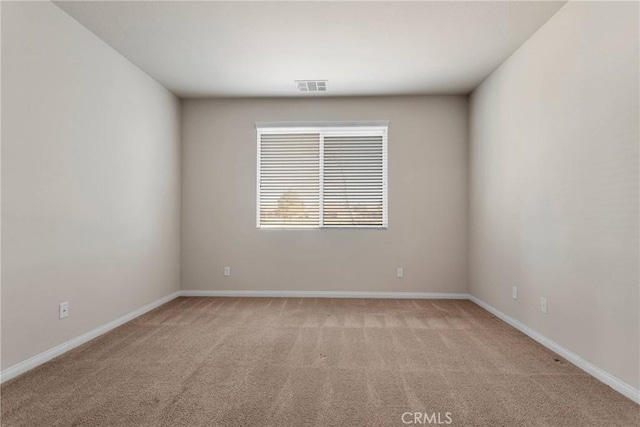 empty room with light carpet