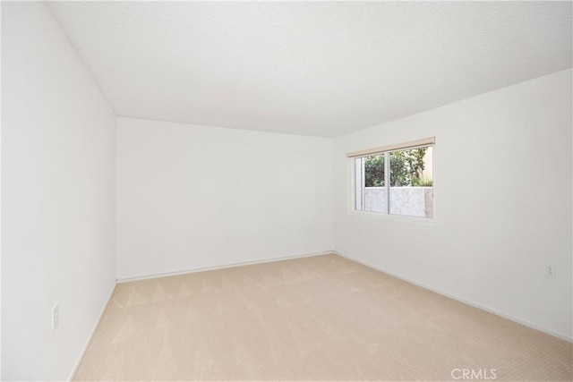 spare room with light colored carpet