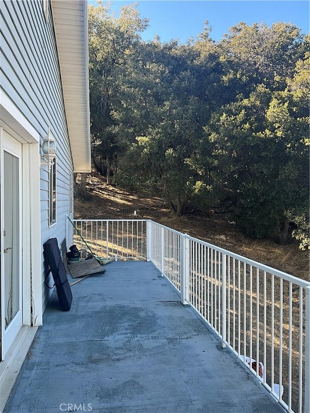 balcony featuring a patio