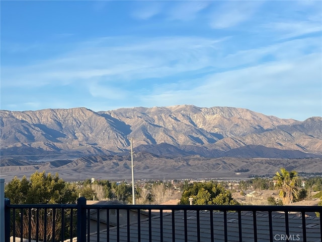 view of mountain feature