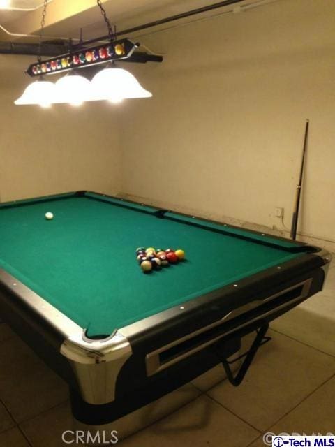 2121 James M Wood Blvd Unit 224, Los Angeles, CA 90006 - game room featuring tile patterned flooring and billiards