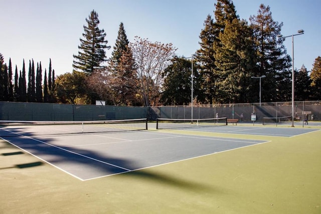 view of sport court