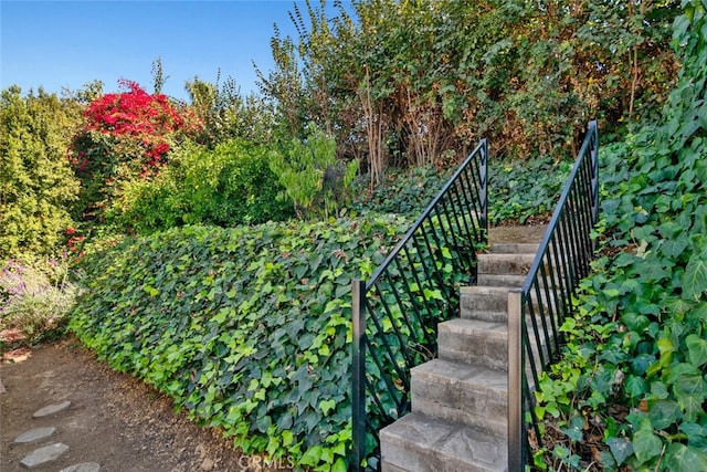 view of staircase