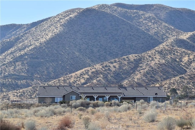 view of mountain feature