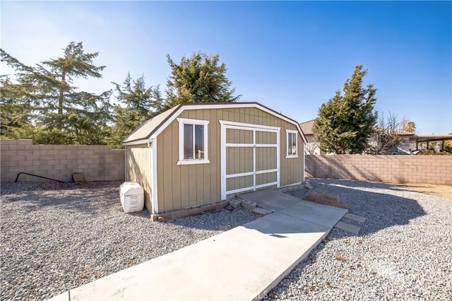 view of outbuilding