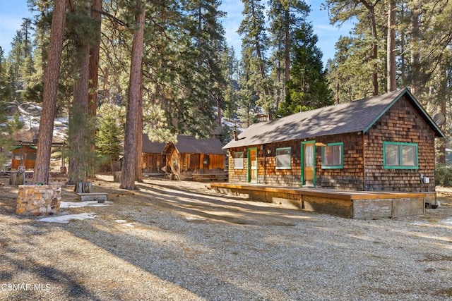 view of front of home with covered porch