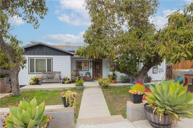 view of bungalow-style home