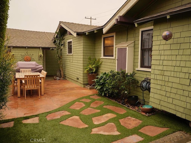 view of patio