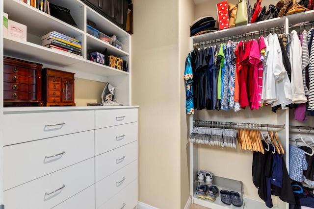 view of spacious closet